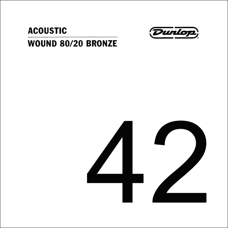 Dunlop  DAB42 - Corde acoustique 80/20 Bronze .042, filée