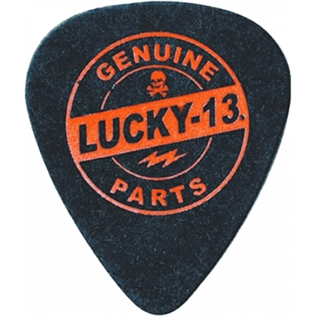 Dunlop  L07R10 - Lucky 13 Series II, sachet de 36 médiators 7 Genuine Parts, black, 1.00 mm