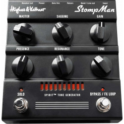 Hughes & Kettner STOMPMAN - Pédale de préampli amplifié - 50W