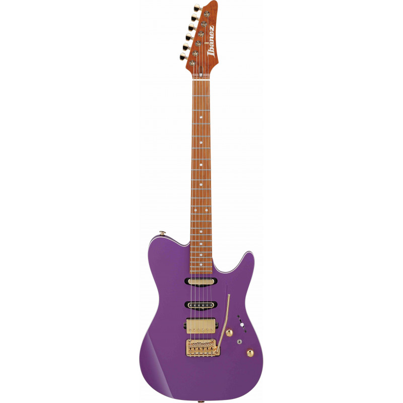 Ibanez Lari Basilio LB1-VL Violet - Guitare électrique (+étui)