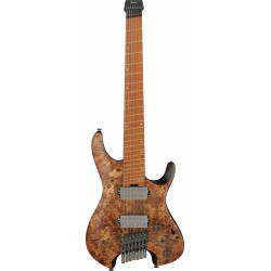 Ibanez QX527PB-ABS Antique Brown Stained - Guitare électrique 7 cordes (+ housse)