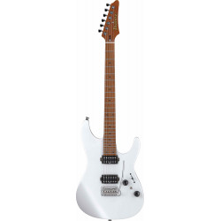 Ibanez AZ2402-PWF Pearl White Flat - Guitare électrique (+ étui)