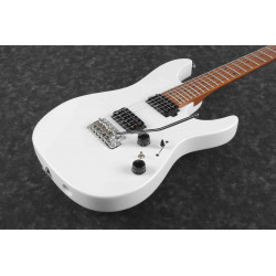 Ibanez AZ2402-PWF Pearl White Flat - Guitare électrique (+ étui)