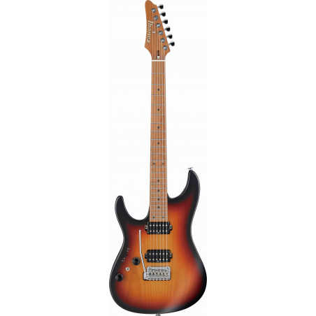 Ibanez AZ2402L-TFF Tri Fade Burst Flat - Guitare électrique gaucher (+ étui)