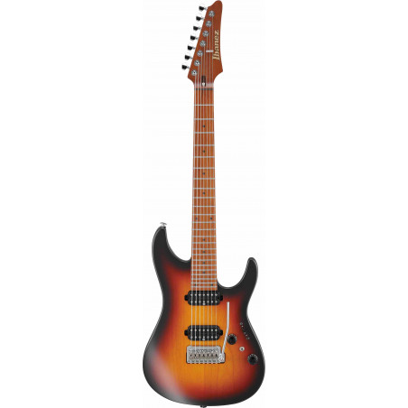 Ibanez AZ24027-TFF Tri Fade Burst Flat - Guitare électrique 7 cordes (+étui)