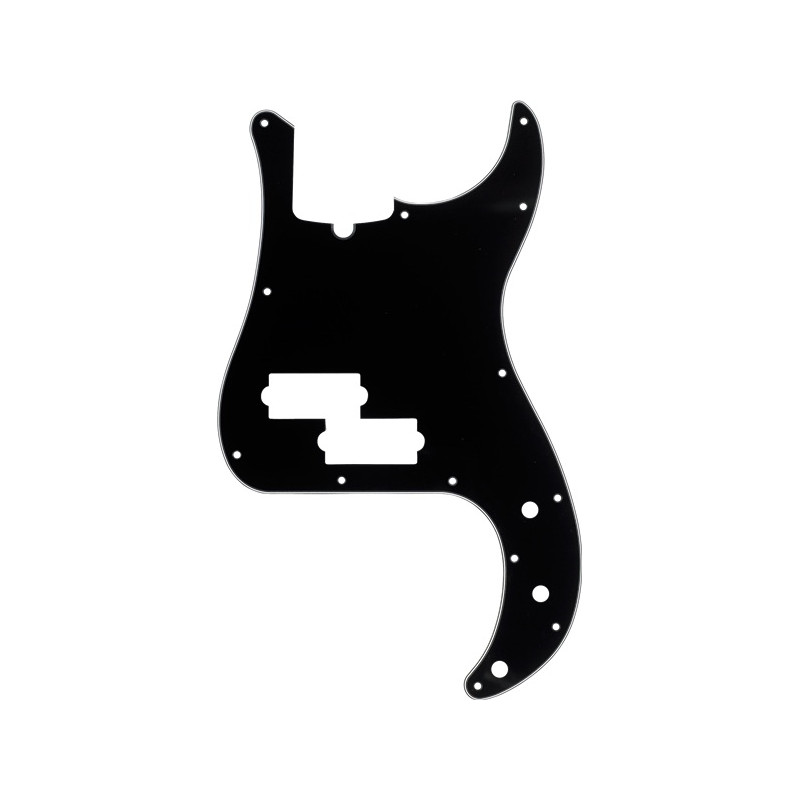 Fender pickguard pour basse Precision - 13 trous - Noir