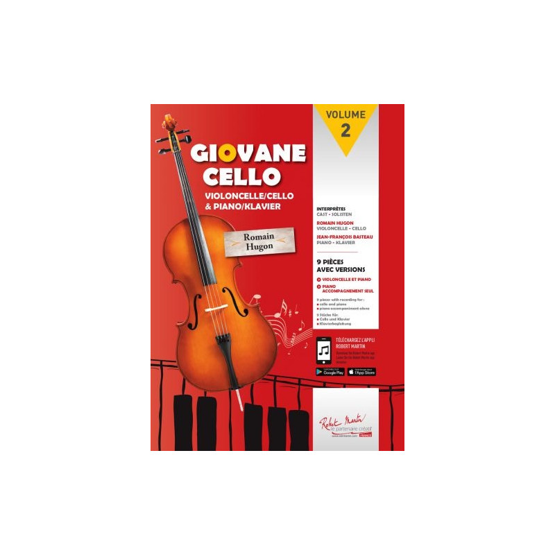 Giovane Cello Volume 2 - Romain Hugon - Violoncelle