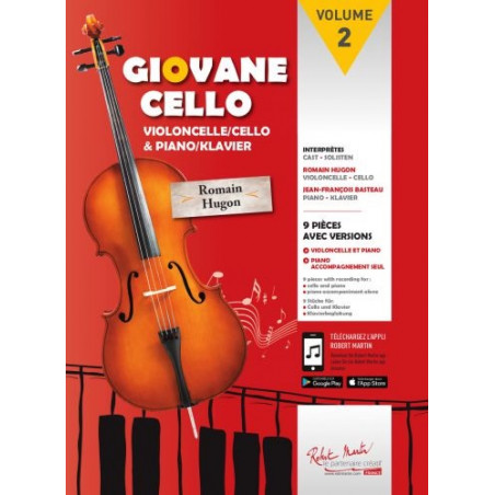 Giovane Cello Volume 2 - Romain Hugon - Violoncelle