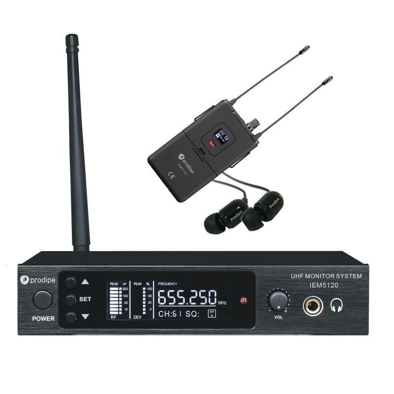 Prodipe IEM5120 - Système Prodipe UHF In Ear-Monitor