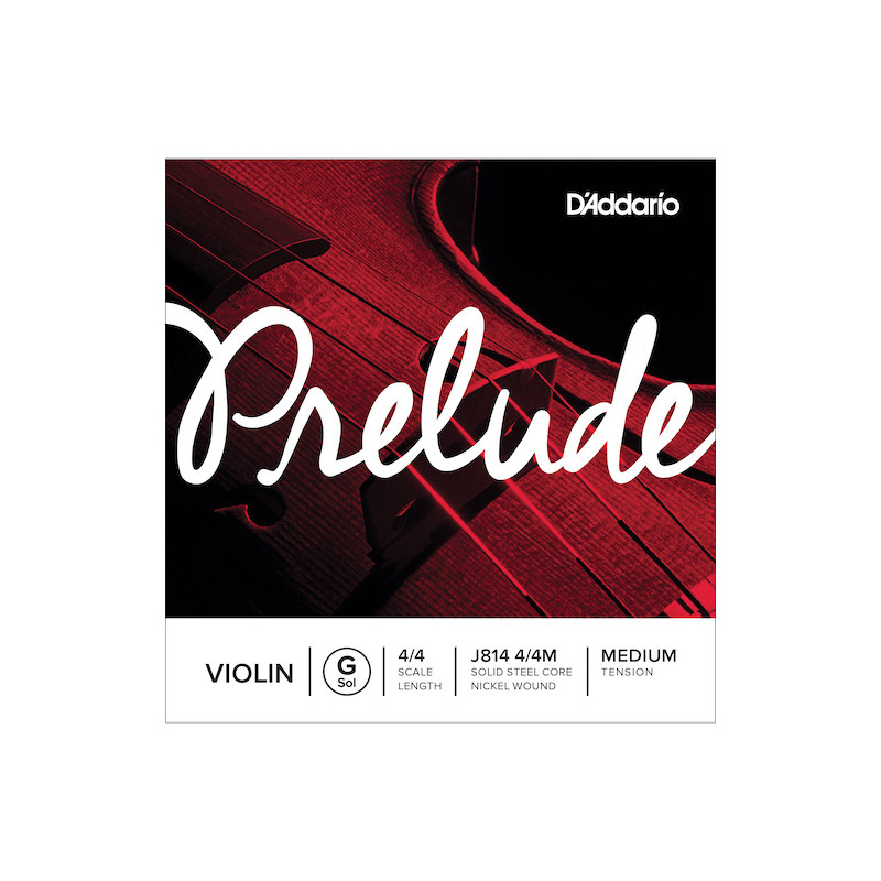 D'Addario J814-4/4M - Corde au détail Sol pour violon 4/4 - Medium - Stock B
