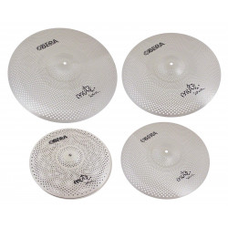 Obera Cymbals MU-SET4 - Set 4 Cymbales Silencieuces Mute - 14" 16" 18" 20