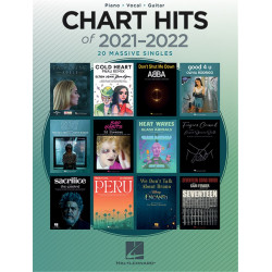Chart Hits of 2021-2022 - Piano, Voix et Guitare