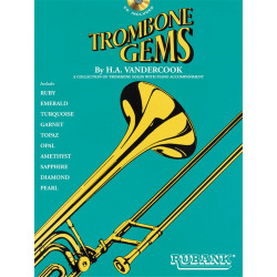 Trombone Gems - Hale A VanderCook - Partitions trombone et piano (+ CD)