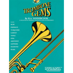 Trombone Gems - Hale A VanderCook - Partitions trombone et piano (+ CD)