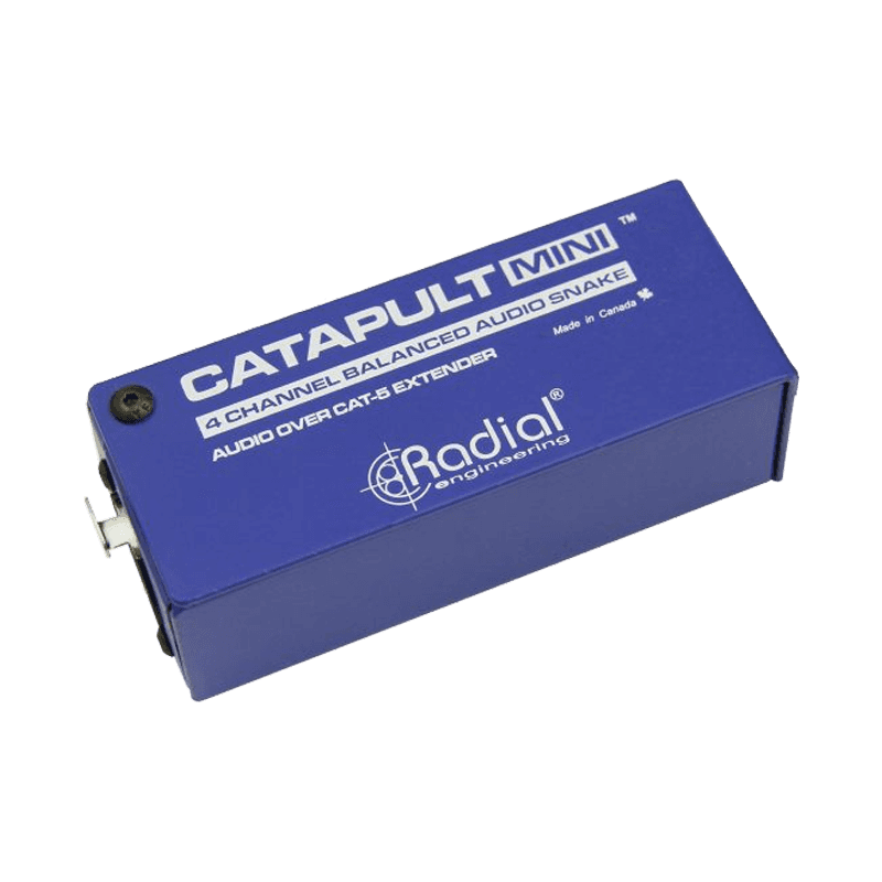 Radial  CATAPULT-MINI-TRS - Multipaire récepteur 4 canaux éclaté jack TRS