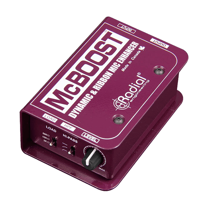 Radial MCBOOST - Booster de signal micro de classe A 25dB