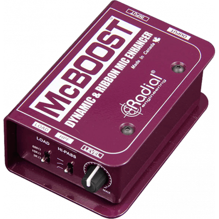 Radial MCBOOST - Booster de signal micro de classe A 25dB