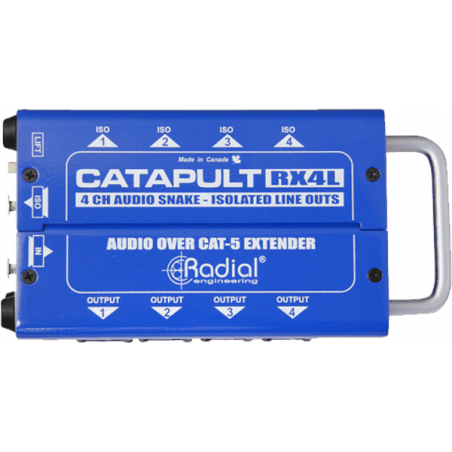 Radial CATAPULT-RX4L - Multipaire récepteur 4 XLR niveau ligne