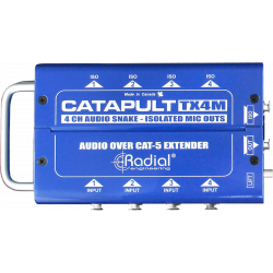 Radial CATAPULT-TX4M - Multipaire émetteur 4 XLR niveau micro