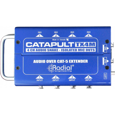Radial CATAPULT-TX4M - Multipaire émetteur 4 XLR niveau micro
