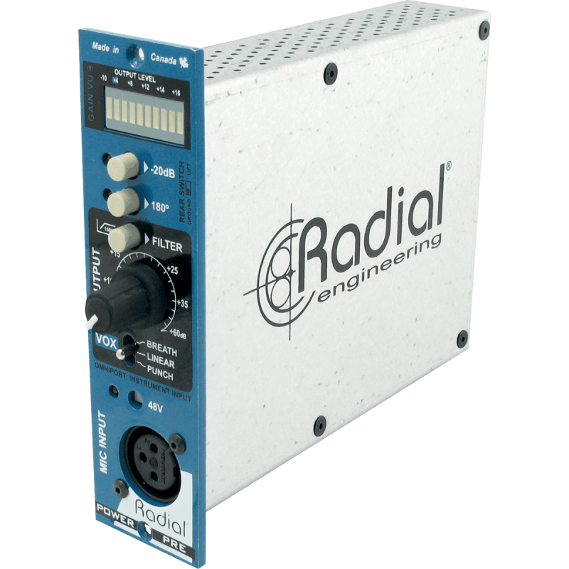 Radial POWER-PRE - Préampli microphone format 500