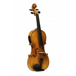 Stagg VN-4/4 ELEC - Violon 4/4 électrique érable massif & soft-case standard