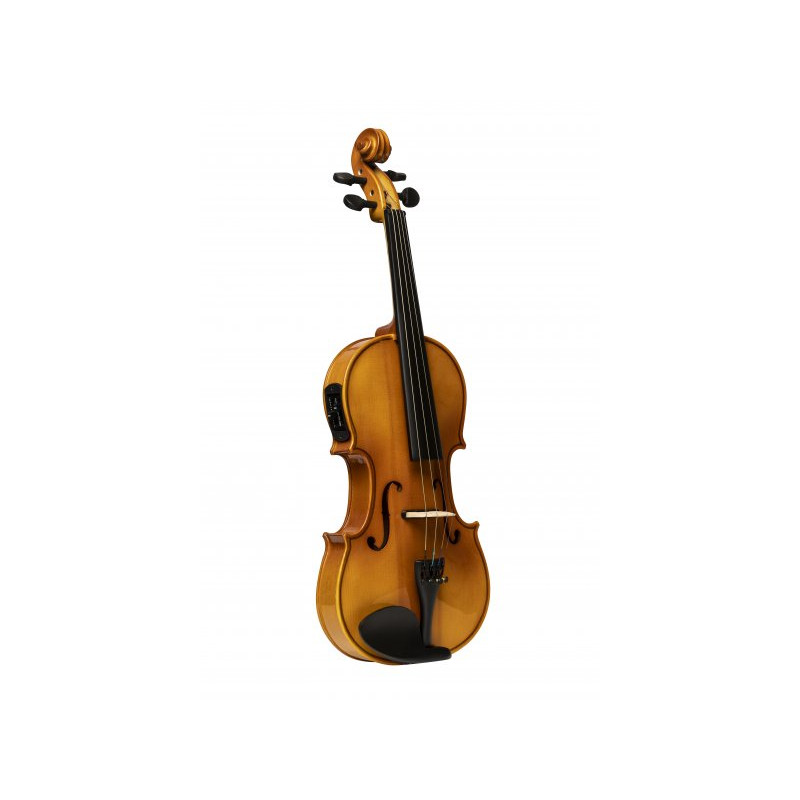 Stagg VN-4/4 ELEC - Violon 4/4 électrique érable massif & soft-case standard