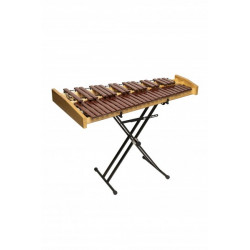 Stagg MARIMBA 40 SYN - Ensemble marimba en matière synthétique, 40 lames, modèle de table, avec support