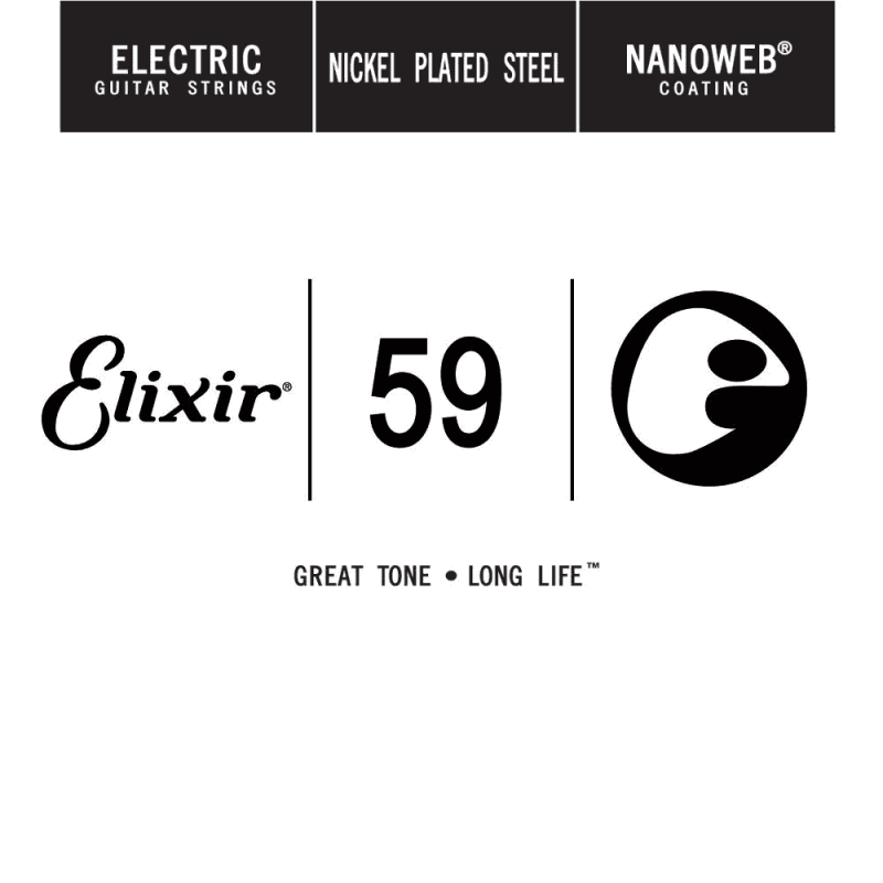 Elixir 15259 - Corde électrique au détail Nanoweb 059