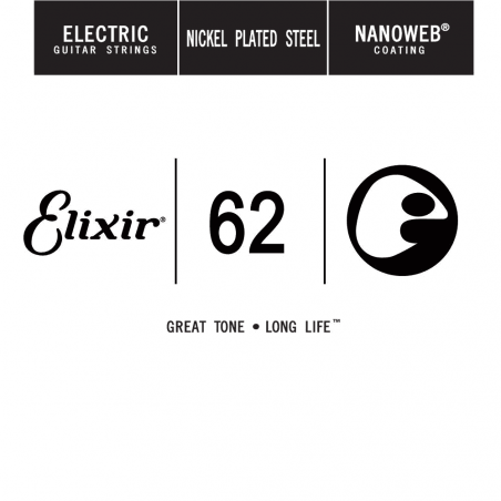 Elixir 15262 - Corde électrique au détail Nanoweb 062