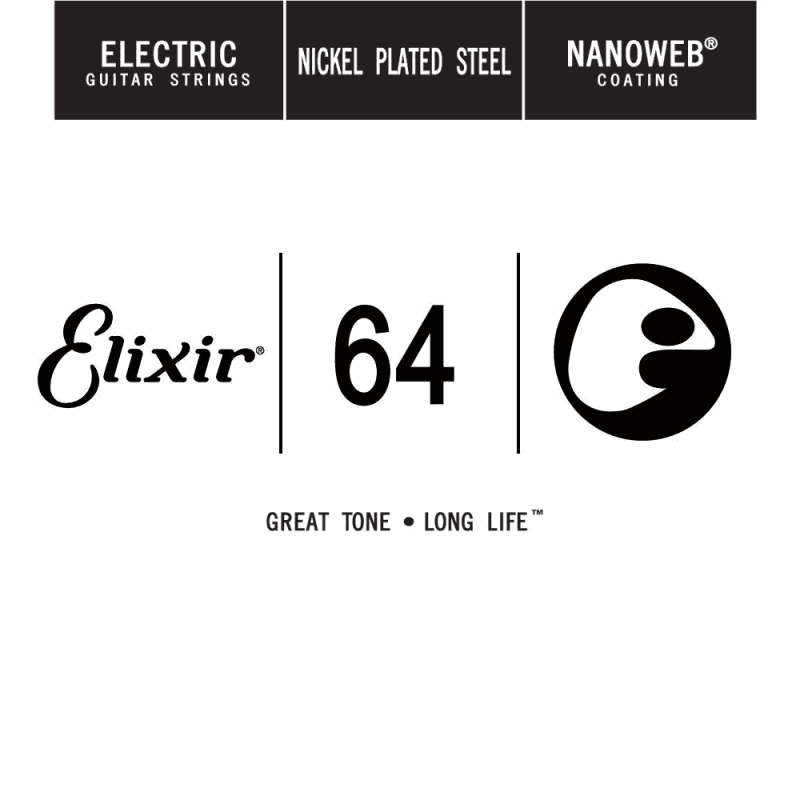Elixir 15264 - Corde électrique au détail Nanoweb 064