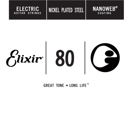 Elixir 15280 - Corde électrique au détail Filé 080