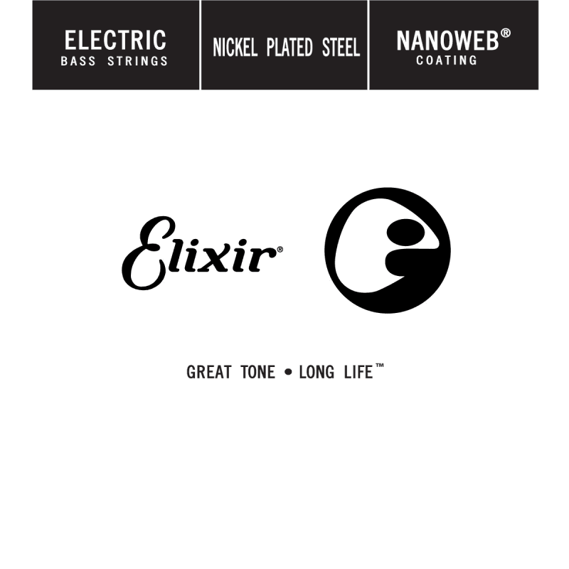 Elixir 15435 - Corde basse électrique au détail Filé 135