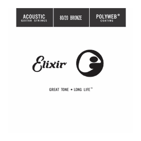 Elixir 13126 - Corde guitare acoustique au détail 026