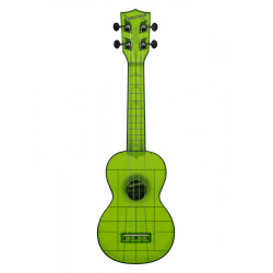 Kala KA-WMT-GN-S - Waterman, ukulélé soprano - Jade Green Transparent