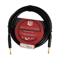 ProCo EVLGCN-15 - Câble guitare Evolution Series standard - 4,5 m Droit-Droit