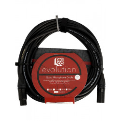 ProCo EVLMCN-30 - Câble micro Evolution Series Lo-Z NTK XLR - 9 m