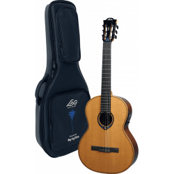 Lâg CLHV15E - Guitare électro-classique gaucher Hyvibe - Naturel brillant