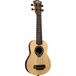 Lâg BABYTKU150SE - Ukulele électro-acoustique soprano Tiki 150 - Naturel pores ouverts (+housse)