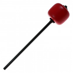 Damnar Percussion 205 - Batte Pédale GC - Bois Dur Rouge - Tige Noire