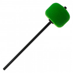 Damnar Percussion 206CKGR - Batte Pédale GC - Feutre Vert - Tige Noire