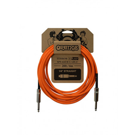 Orange Câble HP 6 m jack/jack pour Terror Stamp
