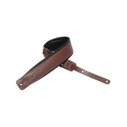 Levy's DM1PD-BRN - Sangle  6,4  cm, noir, rembourrée, avec rebord de confort - Brown