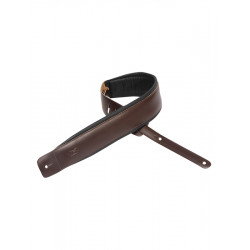 Levy's DM1PD-DBR - Sangle  6,4  cm, noir, rembourrée, avec rebord de confort - Dark Brown