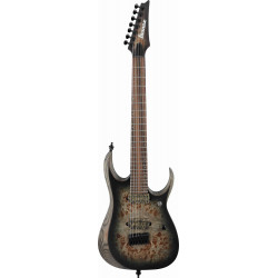 Ibanez RGD71ALPA-CKF Charcoal Burst Black Stained Flat - Guitare électrique 7 cordes