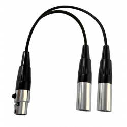 Prodipe AD-AL21  -  Adaptateur Prodipe Al21 - 2 X Mini xlr Vers 1 X Mini Xlr