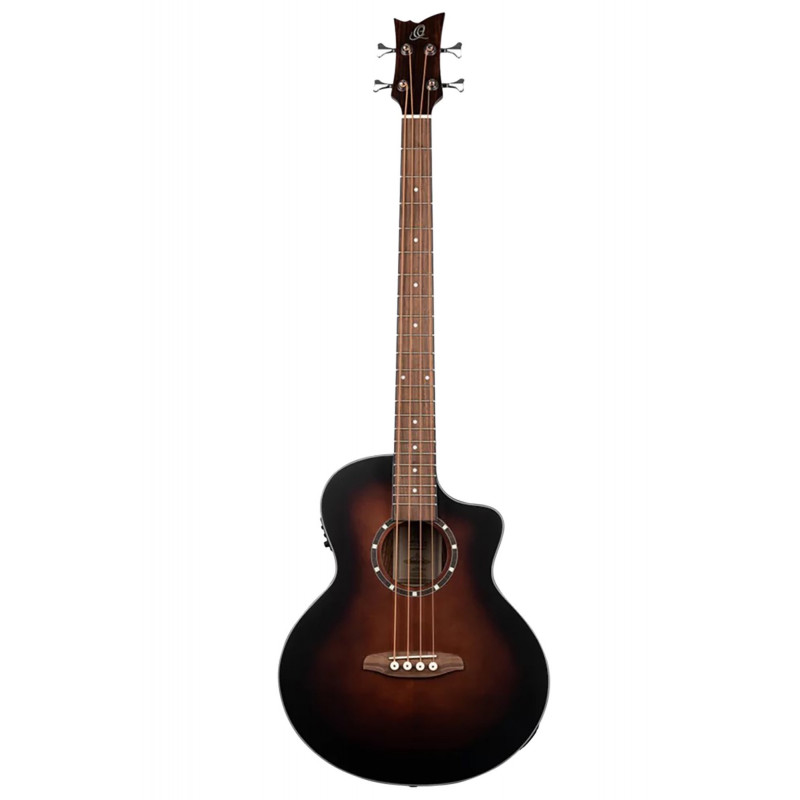 Ortega D7CE-BFT-4 - Basse électro-acoustique - Bourbon burst satiné