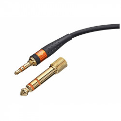 Neumann NDH 20 Cable + Adapter - Spiral - Câble spiralé + adaptateur pour casque