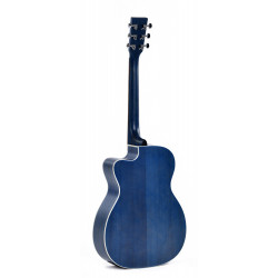 Ditson by Sigma 000C-10E-TBL - Guitare électro-acoustique Triple 0 Série 10 - Bleu satiné