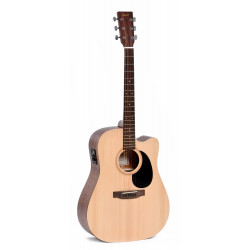 Ditson by Sigma DC-10E - Guitare électro-acoustique dreadnought Série 10 - Naturel satiné